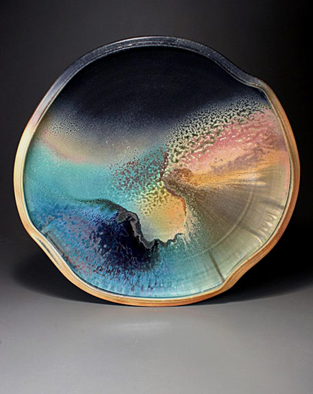 metallic-rainbow--shine plate Tom Coleman