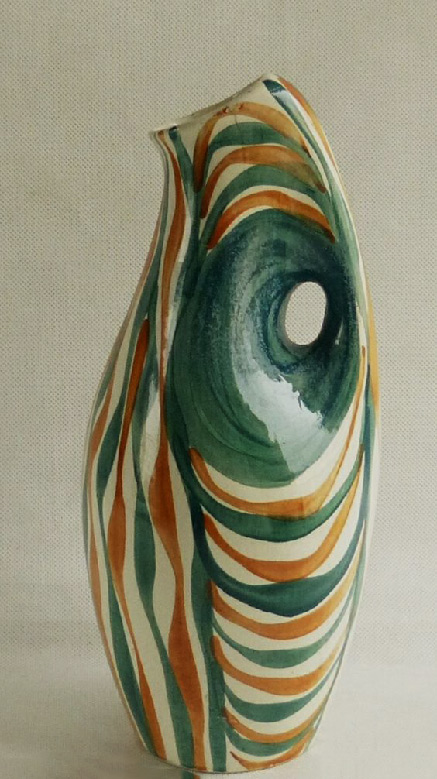 Vase,-Faience-Factory-Włocławek